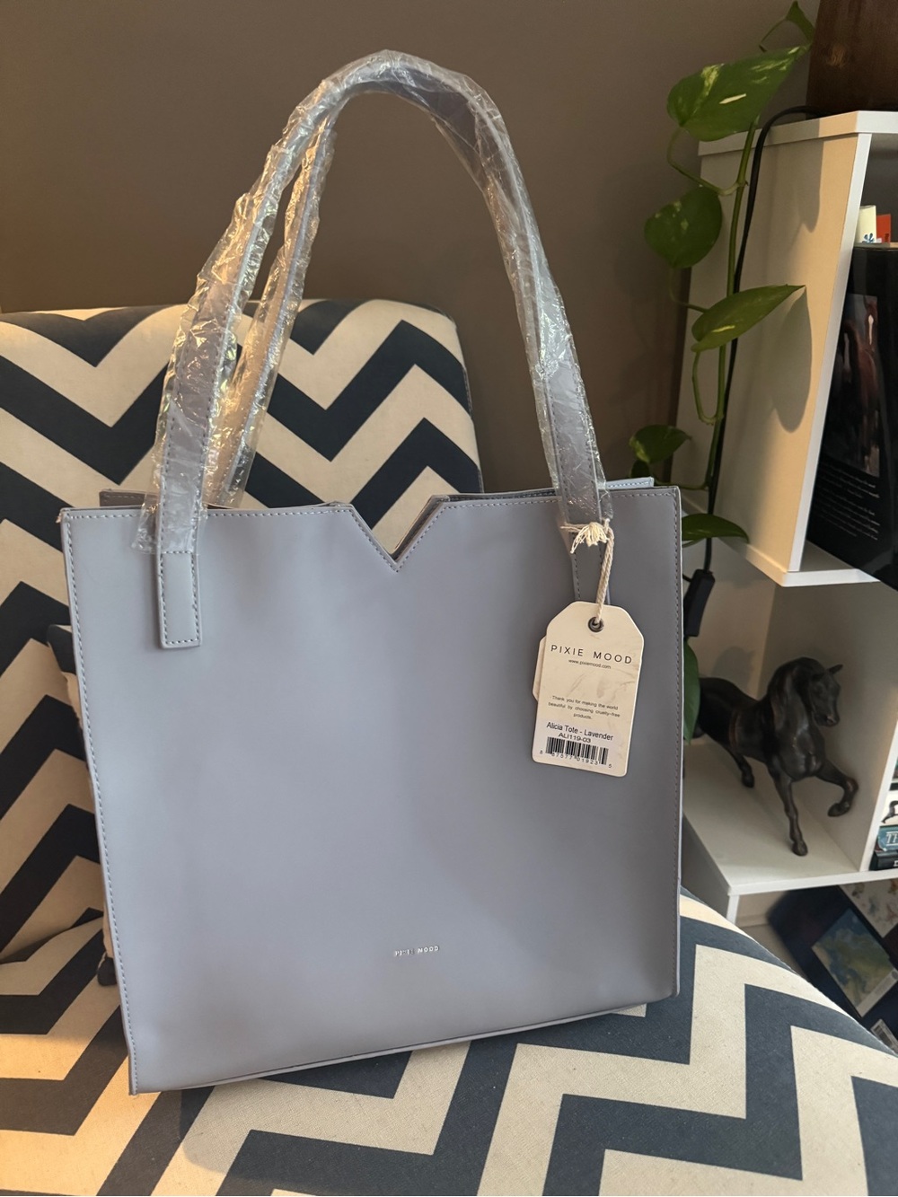 Pixie Mood Alicia 2-n-1 Tote Bag – Lavender (NWT)